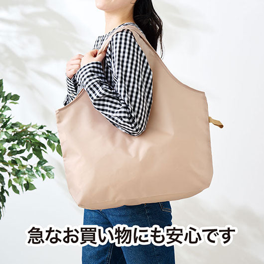 リライブ　１００％再生ＰＥＴビッグエコバッグ　ベージュ画像7