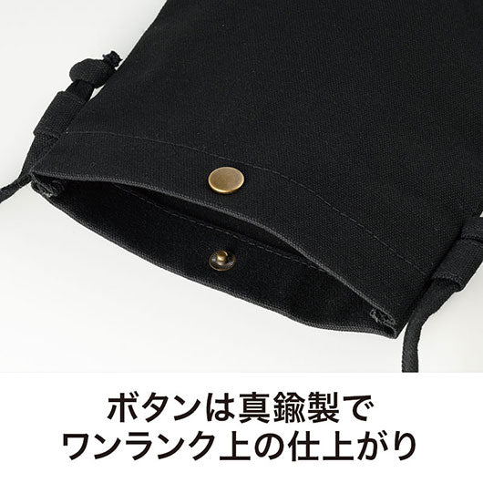 カラモ　コットンスマホサコッシュ　ブラック画像5