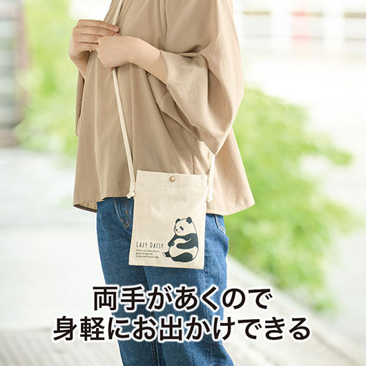 のんびり日和　コットンスマホサコッシュ画像6