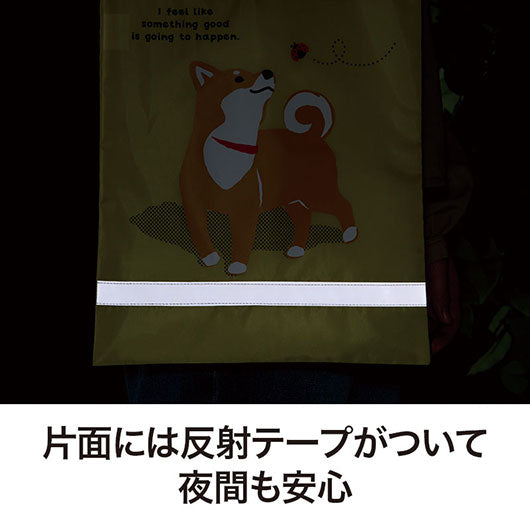 福柴　薄手マチなし反射トートバッグ（Ａ４縦）画像5