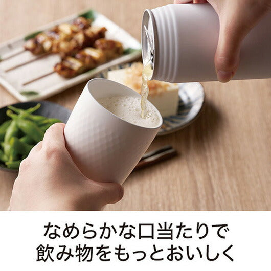 ラ・シック　セラミックコート真空ステンレスタンブラー　３５０ｍｌ　ホワイト画像3