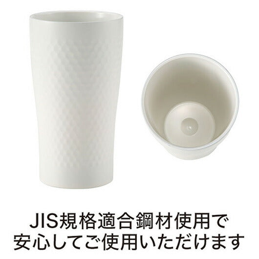 ラ・シック　セラミックコート真空ステンレスタンブラー　３５０ｍｌ　ホワイト画像5
