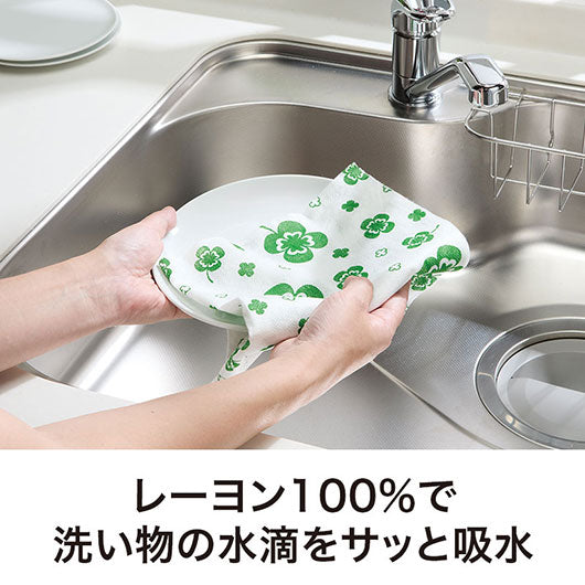 四つ葉のキッチンダスター（大判１枚入り）画像3