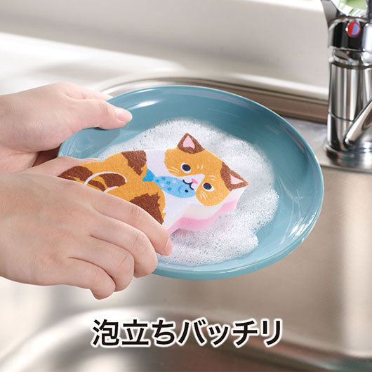 ささやかにゃ気持ち　キッチンスポンジ画像5