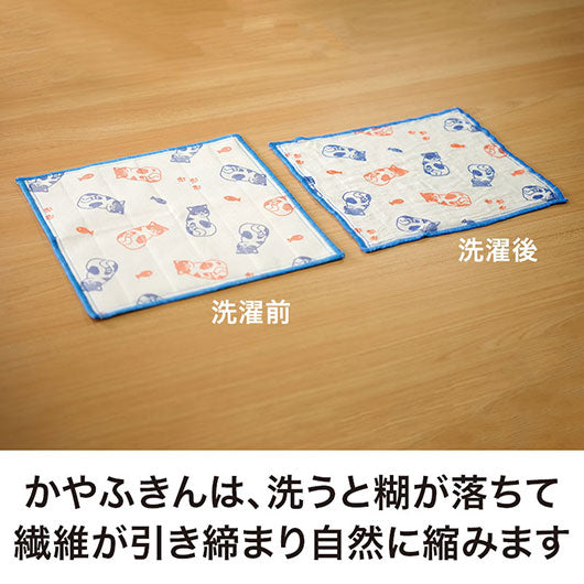 ささやかにゃ気持ち　かや織ふきん画像7