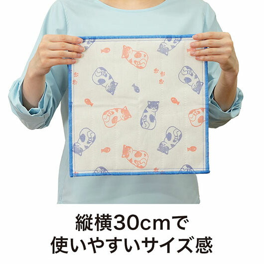 ささやかにゃ気持ち　かや織ふきん画像8