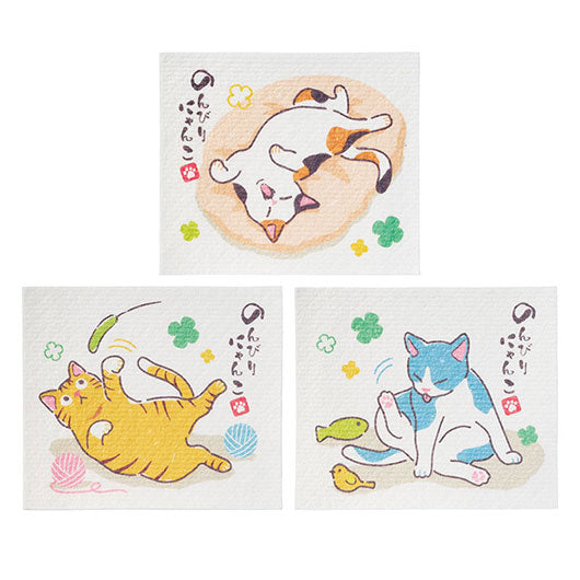 のんびりにゃんこ　超吸水！ｅｃｏふきん画像2