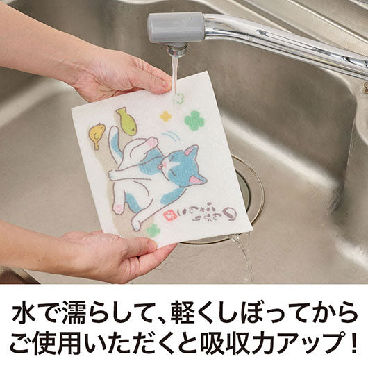 のんびりにゃんこ　超吸水！ｅｃｏふきん画像5