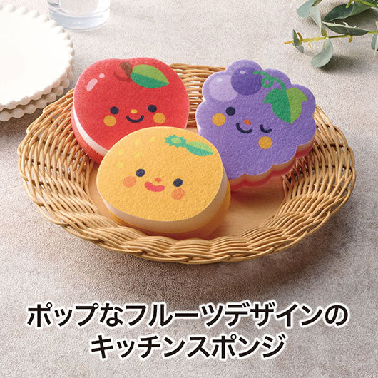 フルーツちゃん　キッチンスポンジ画像3