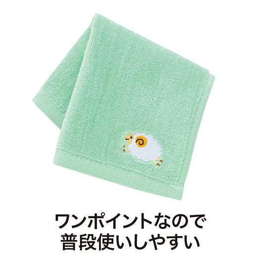ひつじさん　刺繍タオル画像5