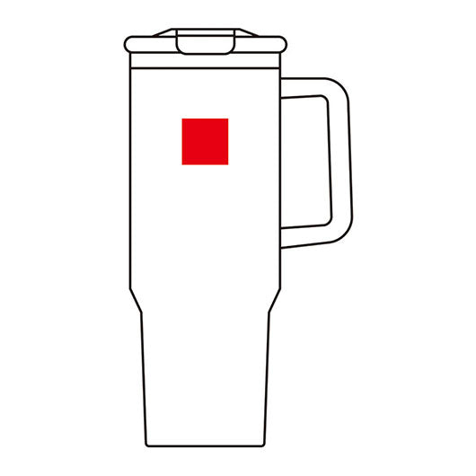 カラモ　ハンドル付き真空ステンレスビッグタンブラー　１．２Ｌ　グレー画像10