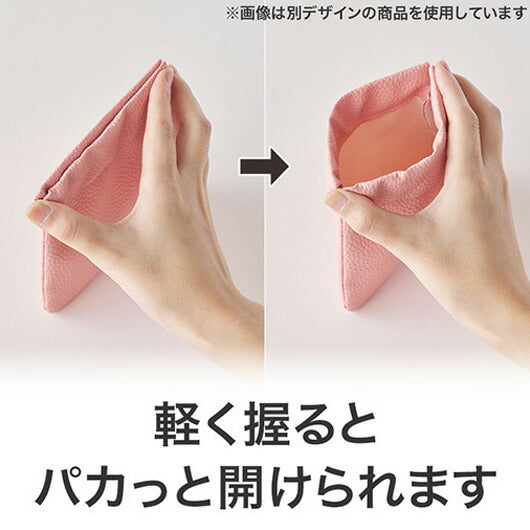 さくらさく　レザー調バネ式ミニポーチ画像7
