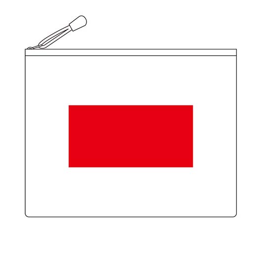 カラモ　両面メッシュクリアポーチ　Ａ６　ライトブルー画像10