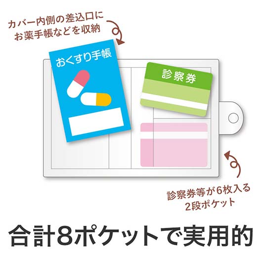 カラモ　レザー調お役立ち整頓ケース　ブラウン画像6