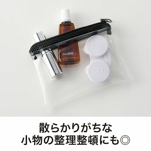 カラモ　ミニウォレットポーチ　ブラック画像3