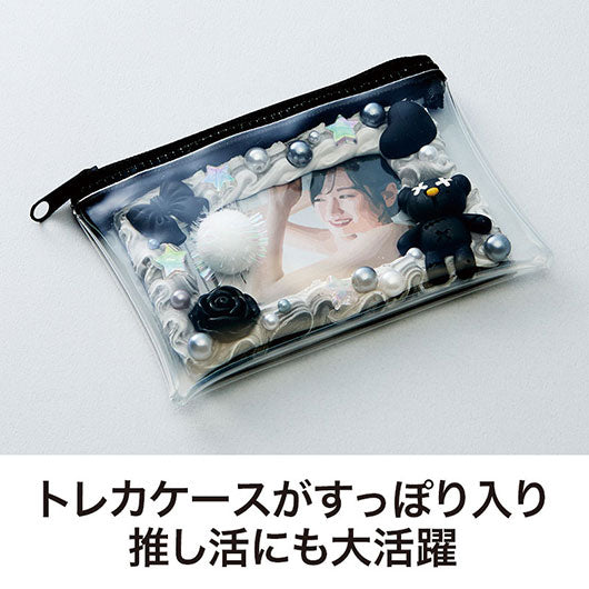 カラモ　ミニウォレットポーチ　ブラック画像4