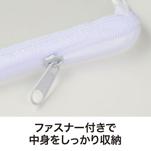 カラモ　ミニウォレットポーチ　ホワイト画像5