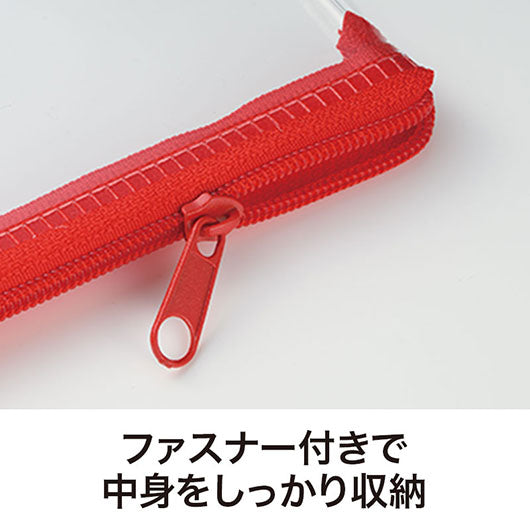 カラモ　ミニウォレットポーチ　レッド画像5