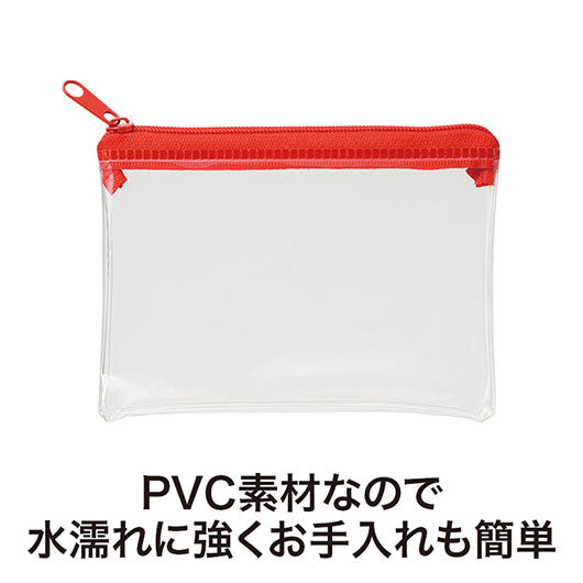 カラモ　ミニウォレットポーチ　レッド画像7