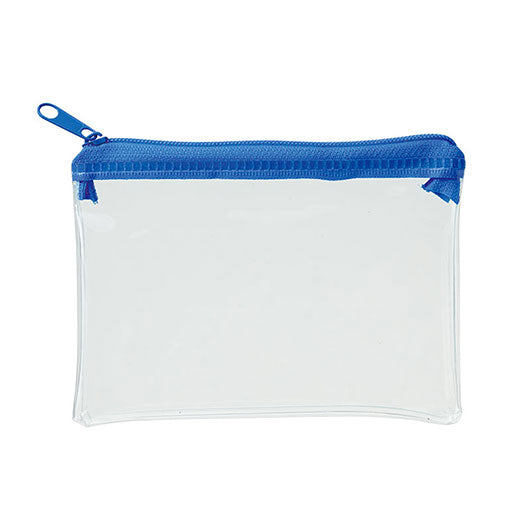  カラモ　ミニウォレットポーチ　ブルー