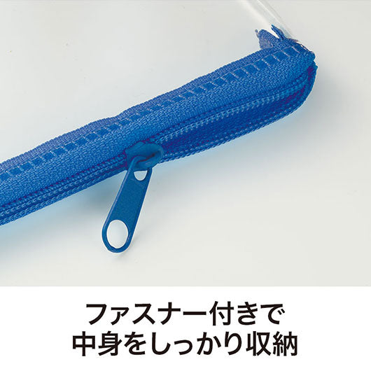 カラモ　ミニウォレットポーチ　ブルー画像5
