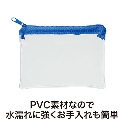 カラモ　ミニウォレットポーチ　ブルー画像7
