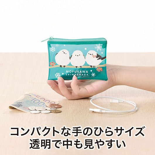 もふかわシマエナガ　ミニウォレットポーチ画像6