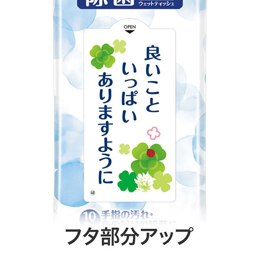 除菌ウェットティッシュ　良いこといっぱいありますように画像3