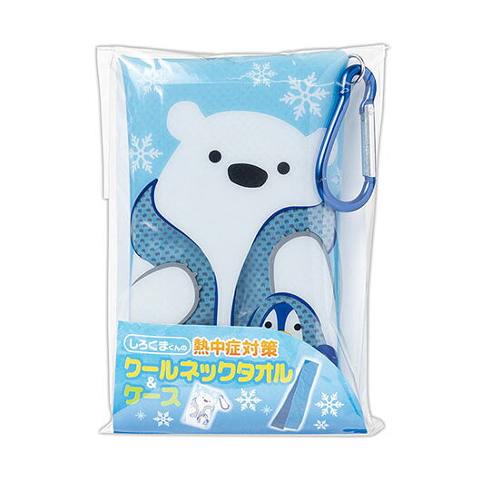 しろくまくんの熱中症対策　クールネックタオル＆ケース画像2