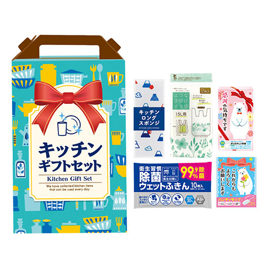  キッチンお掃除５点セット　Ｆ