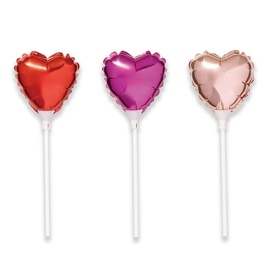 ハート　スティックバルーン（ピンク）画像2