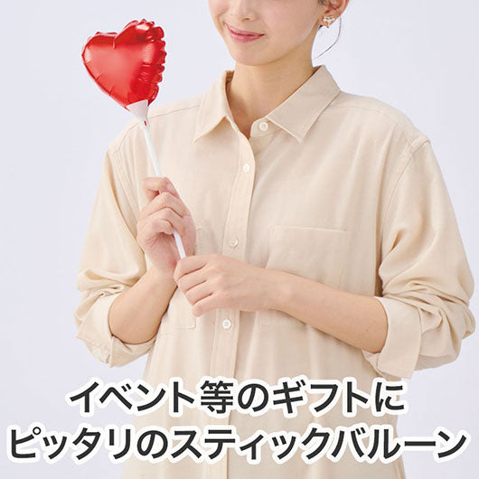 ハート　スティックバルーン（ピンク）画像3