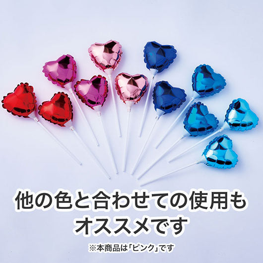 ハート　スティックバルーン（ピンク）画像4