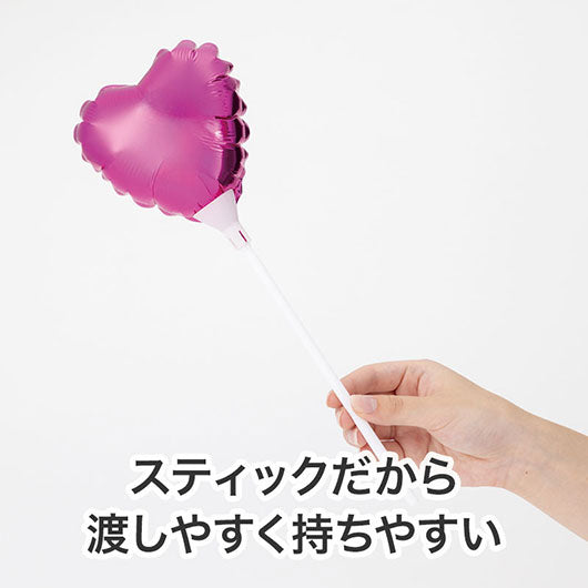 ハート　スティックバルーン（ピンク）画像5