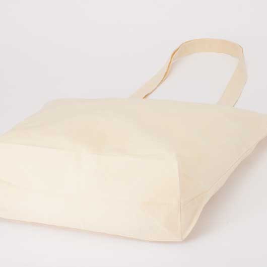 カラモ マチありコットンバッグ　縦型（ナチュラル）画像7