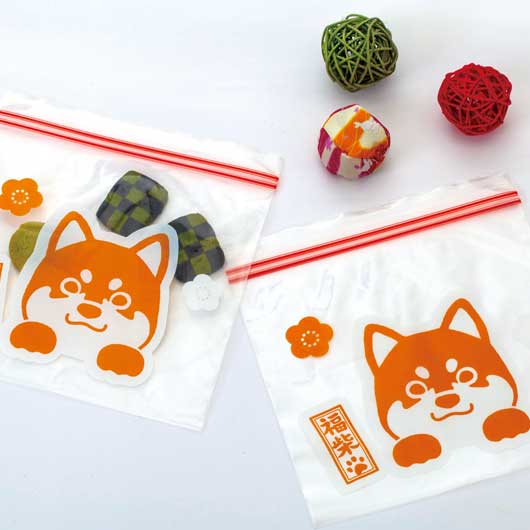 ほんの気持ちです　福柴ジッパーバッグ（３枚入り）画像6