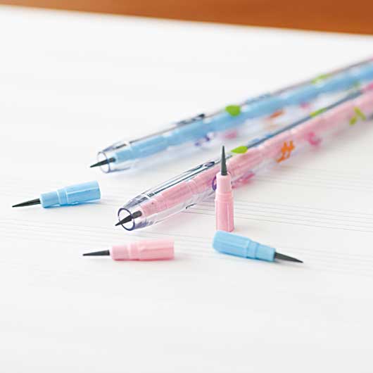 ピアノライン　ロケット式鉛筆（消しゴム付き）画像6