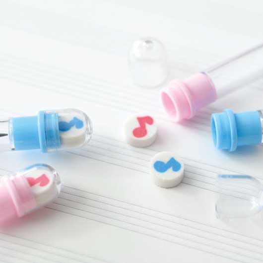 ピアノライン　ロケット式鉛筆（消しゴム付き）画像7