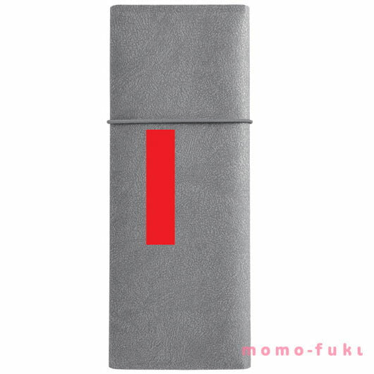 カラモ　レザー調ダブルペンケース（ネイビー）画像5