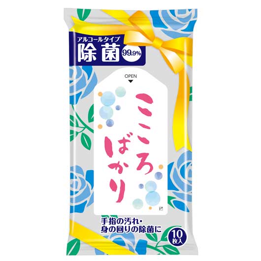  こころばかり　除菌ウェットティッシュ