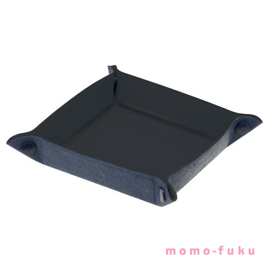 カラモ　レザー調マルチトレイ（ネイビー）画像5