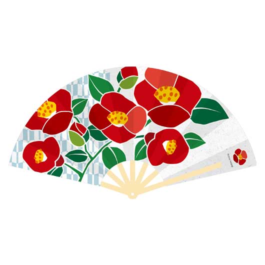 はなわらい　防滴扇子画像3