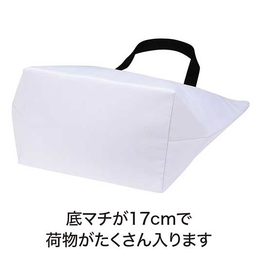 カラモ　ラージ保冷バッグ　ホワイト画像5
