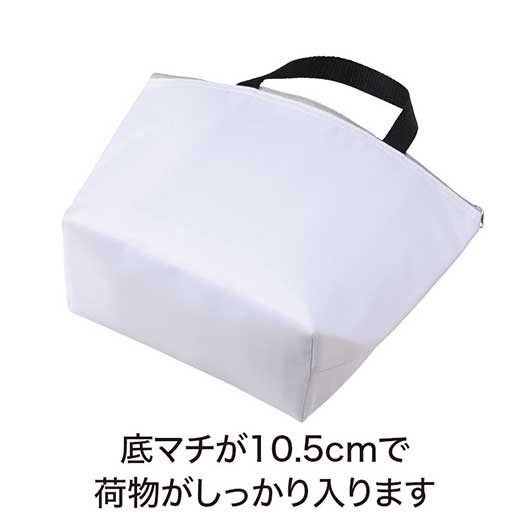 カラモ　ミディアム保冷バッグ　ホワイト画像5