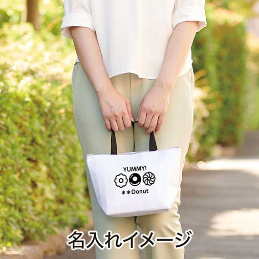 カラモ　ミディアム保冷バッグ　ホワイト画像6