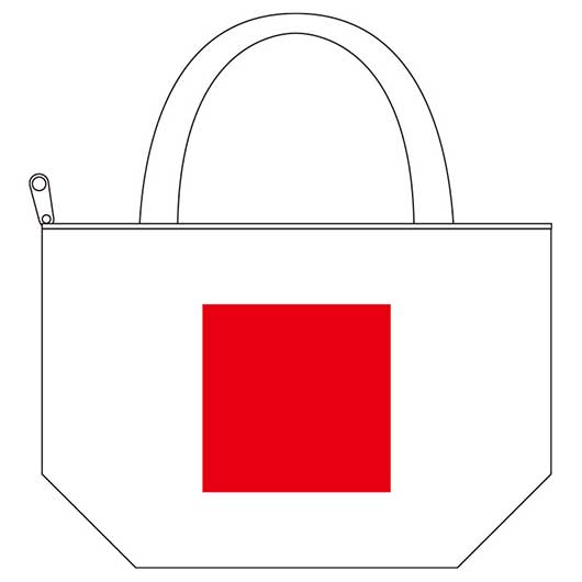 カラモ　ミディアム保冷バッグ　ホワイト画像8