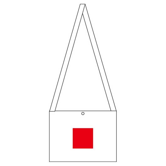 カラモ　マチなしコットンサコッシュ　ナチュラル画像7