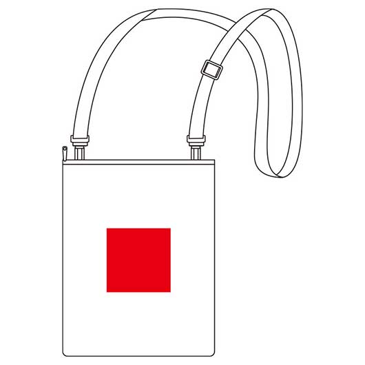 カラモ　クリアサコッシュ　ホワイト画像10