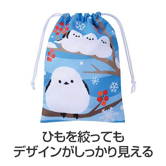 もふかわシマエナガ　巾着袋画像6