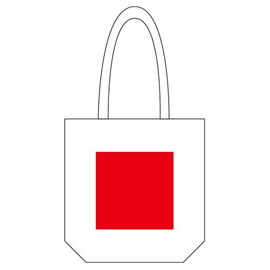 カラモ　マチありコットンバッグ　縦型　（ブラック）画像8